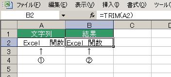TRIM関数の使用例